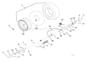 Wheels And Axles Diagram and Parts List for 926003 000101 Ariens Snow Blower