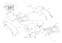 Handlebars, Lever Controls, Panel And Dash Diagram and Parts List for 926003 000101 Ariens Snow Blower