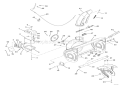 Chute, Auger And Battery Diagram and Parts List for 926003 000101 Ariens Snow Blower