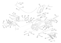 Chute, Auger And Battery Diagram and Parts List for 926001 002634 Ariens Snow Blower