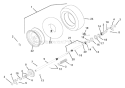 Part Location Diagram of 00376000 Ariens Axle- Differential-long
