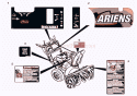 Decals Diagram and Parts List for 926010 000501 Ariens Snow Blower