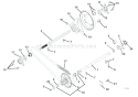 Reduction Drive Diagram and Parts List for 926009 002001 Ariens Snow Blower