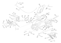 Chute, Auger And Battery Diagram and Parts List for 926001 010001 Ariens Snow Blower