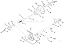 Reduction Drive Diagram and Parts List for 926016 000201 Ariens Snow Blower