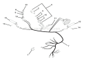 Part Location Diagram of 03389200 Ariens Harness, Wiring Light Only
