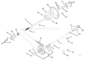 Reduction Drive Diagram and Parts List for 926016 002001 Ariens Snow Blower
