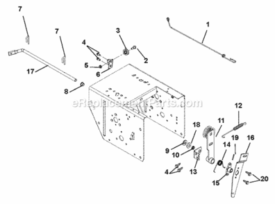 Page C Diagram and Parts List for 926057 000101- Ariens Power Broom