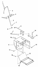 Speed Selector And Frame Diagram and Parts List for 926102 000101 Ariens Snow Blower