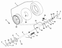 Wheels And Axles Diagram and Parts List for 926102 000101 Ariens Snow Blower