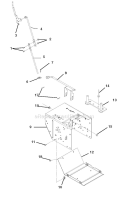 Page J Diagram and Parts List for 926105 000101-034999 Ariens Snow Blower