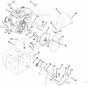 Page F Diagram and Parts List for 926105 000101-034999 Ariens Snow Blower
