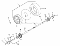 Reduction Drive Diagram and Parts List for 926300 000101 Ariens Snow Blower