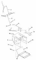 Reduction Drive Diagram and Parts List for 926301 002001 Ariens Snow Blower