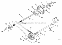 Handlebars, Lever Controls, Panel And Dash Diagram and Parts List for 926103 000101 Ariens Snow Blower