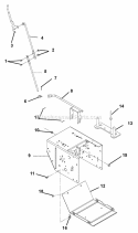 Reduction Drive Diagram and Parts List for 926300 000260 Ariens Snow Blower