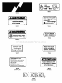 Electrical I Diagram and Parts List for 931019 006501 Ariens Lawn Tractor