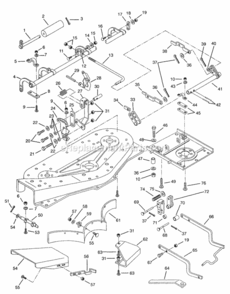 Part Location Diagram of 03434300 Ariens Baffle Tab