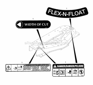 Page A~ Diagram and Parts List for 931023 000101 Ariens Lawn Tractor