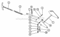 Center Rock Shaft Diagram and Parts List for 931022 000101 Ariens Lawn Tractor