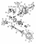 Rear Brake & Neutralizer Assembly Diagram and Parts List for 931022 000101 Ariens Lawn Tractor