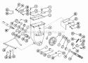 Page W Diagram and Parts List for 931015 000101 Ariens Lawn Tractor