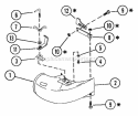 Part Location Diagram of 03038200 Ariens Bracket - Stop