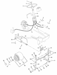 Part Location Diagram of 02589600 Ariens Tie Wrap