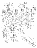 Page V Diagram and Parts List for 931019 006501 Ariens Lawn Tractor