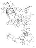 Dash & Support Diagram and Parts List for 931302 000101 Ariens Lawn Tractor