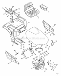 Hydrostatic Transmission Diagram and Parts List for 931302 000101 Ariens Lawn Tractor