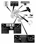 Draft & Support Diagram and Parts List for 931302 000126 Ariens Lawn Tractor