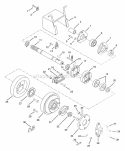 Steering Diagram and Parts List for 931302 000126 Ariens Lawn Tractor