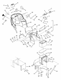 Frame & Fuel Diagram and Parts List for 931302 000126 Ariens Lawn Tractor