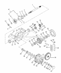 Steering Diagram and Parts List for 931303 000101 Ariens Lawn Tractor