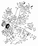 Tractor Parts Diagram and Parts List for 932004 026001 Ariens Snow Blower