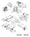 Belt Drive Diagram and Parts List for 932006 058301 Ariens Snow Blower
