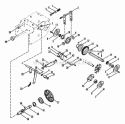 Friction Drive Diagram and Parts List for 932023 000101 Ariens Snow Blower