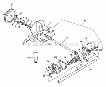 Part Location Diagram of 03219400 Ariens L.H. Gear Case
