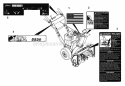 Decals - 5520 / 624 Diagram and Parts List for 932048 000101 Ariens Snow Blower