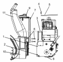 Page H Diagram and Parts List for 932048 000101 Ariens Snow Blower