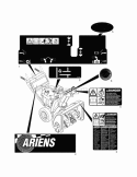 Decals Diagram and Parts List for 932307 000101 Ariens Snow Blower