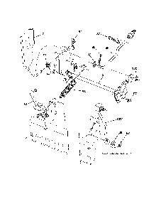 Mower Lift Diagram and Parts List for A2346YT 96046001900 Ariens Lawn Tractor