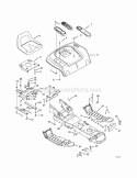 Steering Diagram and Parts List for 936019 000901 Ariens Lawn Tractor