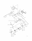 Attachment Lift Diagram and Parts List for 936019 000901 Ariens Lawn Tractor
