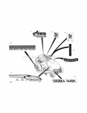Frame & Rear Lawn Tractor Diagram and Parts List for 936019 000901 Ariens Lawn Tractor