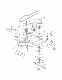 Rotary Mower 40" Diagram and Parts List for 936019 000101-000900 Ariens Lawn Mower