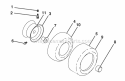 Page J Diagram and Parts List for 936038 000101 Ariens Lawn Tractor