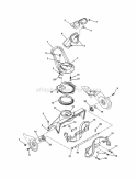 Auger And Discharge Chute Diagram and Parts List for 938019 007001 Ariens Snow Blower