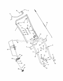 Part Location Diagram of 00439951 Ariens Handle Bar-Lower
